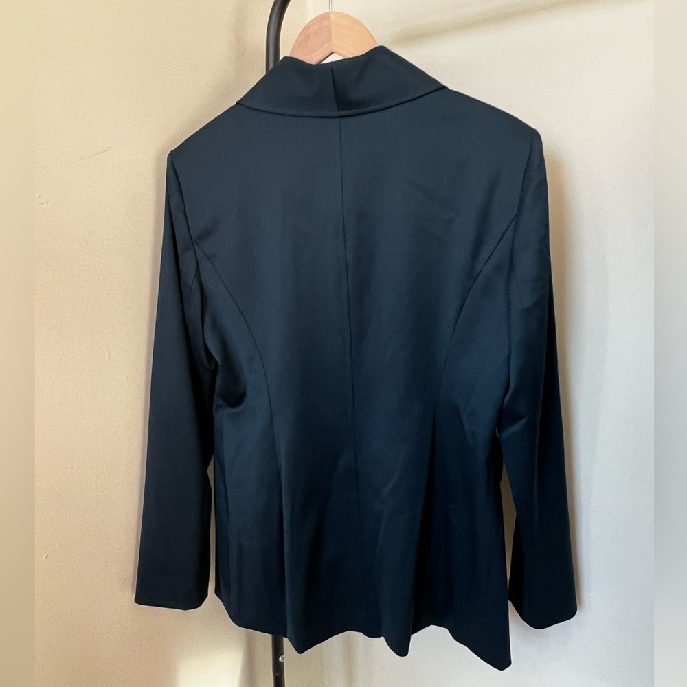 St. John Single Button Wool Blazer - image 4